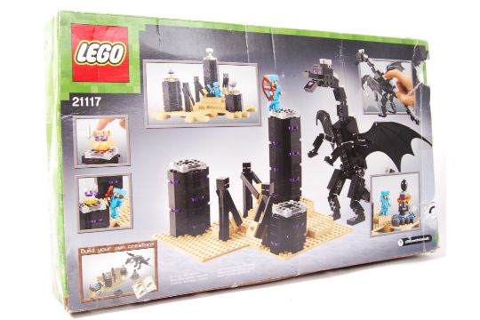 A Lego Minecraft Boxed Set No Ender Dragon Vendor Assures Us Resealed Sets Are 100 C