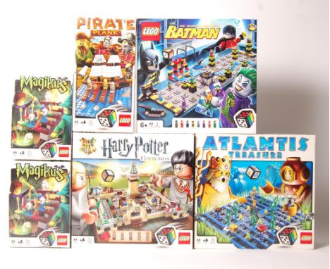 A collection of Lego Games boxed sets to include; 2 x No. 3836 ' Magikus ' , No. 3848 ' Pirate Plank ' , No. 3862 ' Harry Pot