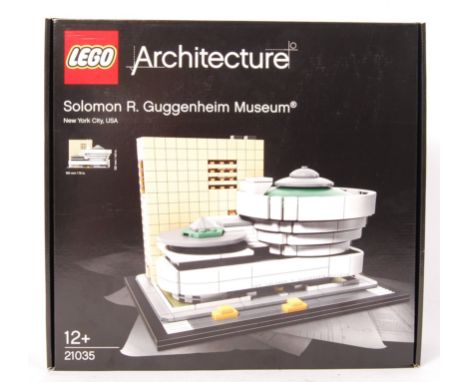A Lego Architecture boxed set No. 21035 ' Solomon R. Guggenheim Museum , New York City , USA '.&nbsp;Vendor assures us reseal