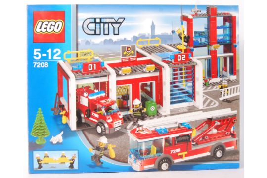 lego city fire station 7208