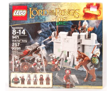 A Lego Lord of the Rings series set No. 9471 ' Uruk-hai Army' set. Vendor assures us sets are 100% complete (unchecked by us)