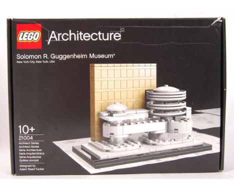A Lego Architecture boxed set No. 21004 ' Solomon R. Guggenheim Museum , New York City , New York , USA '.&nbsp;Vendor assure