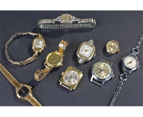 Ladies wristwatches, makes to include Timex, Chalet, Montine, Oris, etc, (9) 