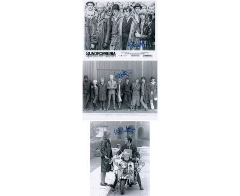 Blowout Sale! Lot of 3 Quadrophenia hand signed 10x8 photos. This beautiful lot of 3 hand signed photos depicting scenes from