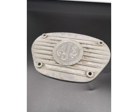 Vintage car ajs badge. 