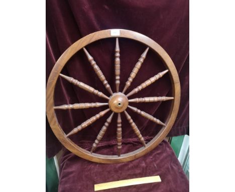 Vintage style cart wheel. 