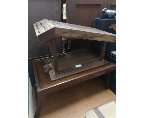 Vintage serving tray together with vintage  bird house feeder. 