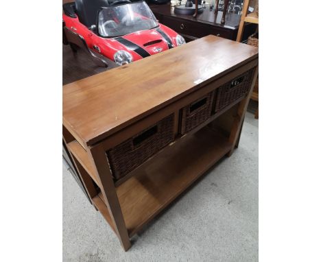 3 Drawer Console table . 