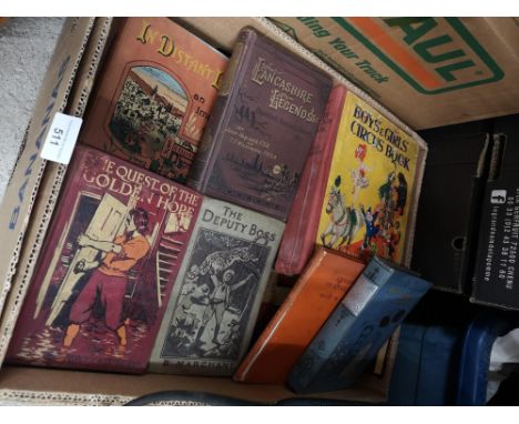 Box of vintage story books etc . 