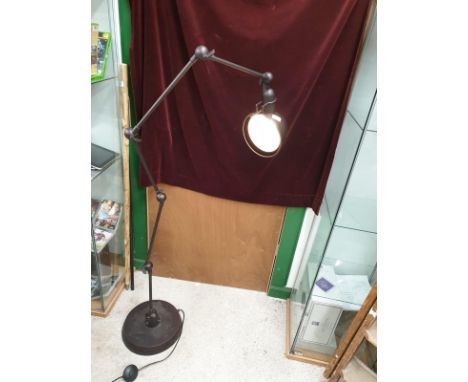 Unusual Metal Angle Poise Metamorphic Standing Lamp. 