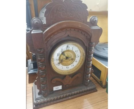 Vintage ginger bread style clock. 