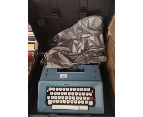 Olivette studio 46 typewriter with case. 