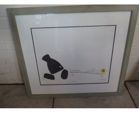 Mackenzie Thorpe photo lithograph - Interflora - with COA 85 of 850  - 67x75cm 