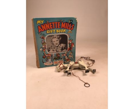 A copy of My Annette Mills Gift Book by&nbsp;Annette Mills together with a puppet of Muffin the Mule