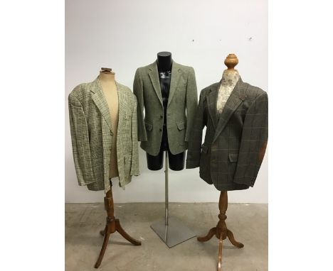 Three vintage gentleman's jackets by Daks and Mulberry. 42S - 44L Z043