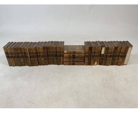 A collection of thirty six volumes of Waverley Novels by Sir Walter Scott. Cadillac &amp; Co, Edinburgh and Simpkin and Marsh