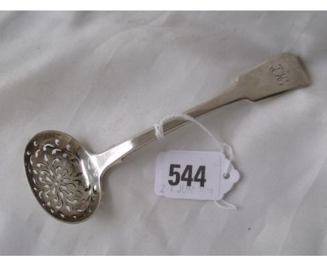 Victorian fiddle pattern sifter ladle Lon 1848   