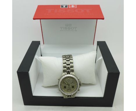 A gentleman's Tissot Titanium wristwatch, with associated Tissot box