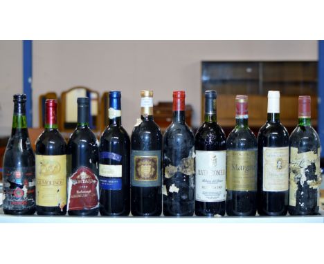 A 10 BOTTLE VINTAGE WINE SELECTION     