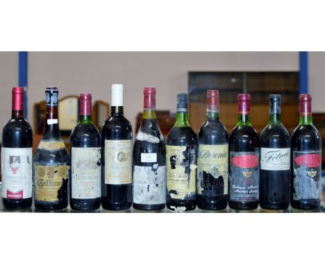 A 10 BOTTLE VINTAGE WINE SELECTION     