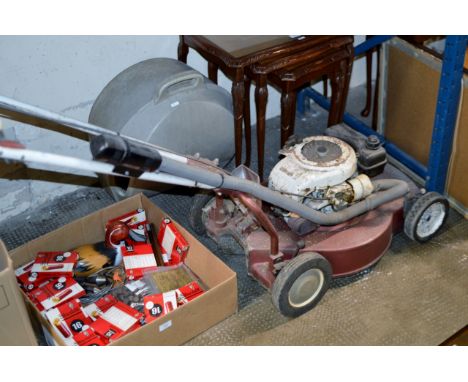 A MOUNTFIELD ENGINE LAWNMOWER     
