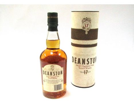 Deanston Single Highland Malt Scotch Whisky, 17 years old, 700ml, in tube 