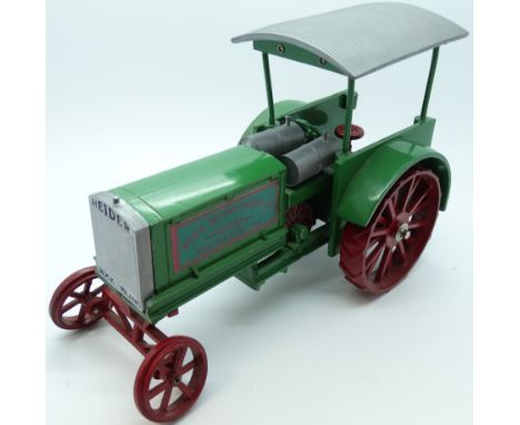Heider cast metal tractor - Rock Island Plow Co. 