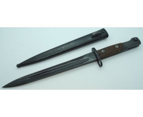 Bayonet & Scabbard for Mauser 98K dated 1944 Yugoslav manufacture 