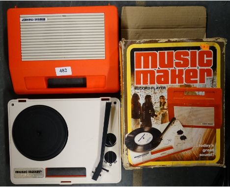 Solid state Music Maker retro Record Player 