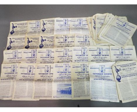 Tottenham Hotspur - A collection of approximately 46 Tottenham Hotspur match day programmes from the late 1950's and early 19