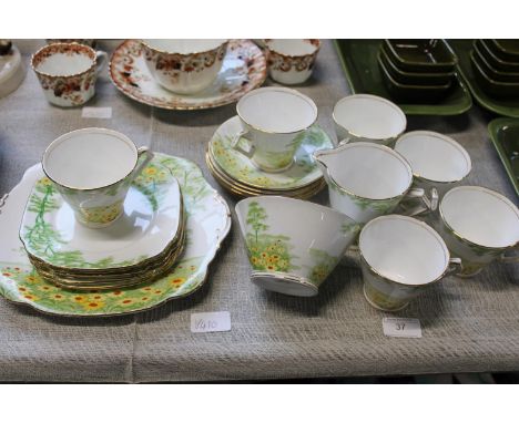 A vintage bone china tea service 