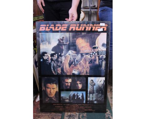 A vintage 'Blade Runner' cinema poster. Postage unavailable 