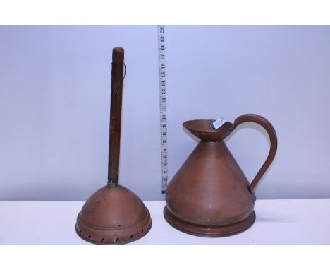 Two vintage copper items 