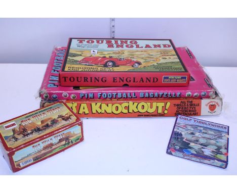 A selection of vintage board games etc 