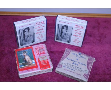 Four vintage 8mm adult films 