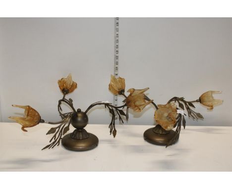 A pair of vintage ceiling lights. Postage unavailable 