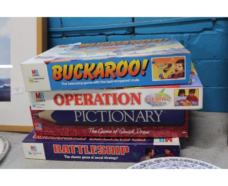 A selection of vintage board games 