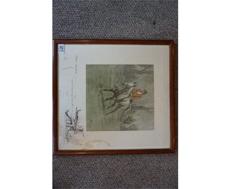 A snaffle print titles 'Merry England'