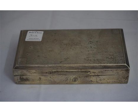 Silver table cigarette case 