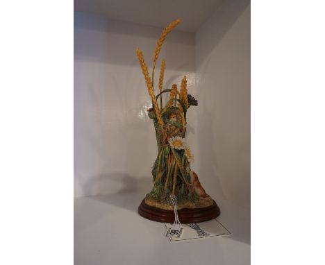 Limited addition number 2000 BO661  Borders Fine Arts "Harvest Home" sculptured by the artist K Armstrong