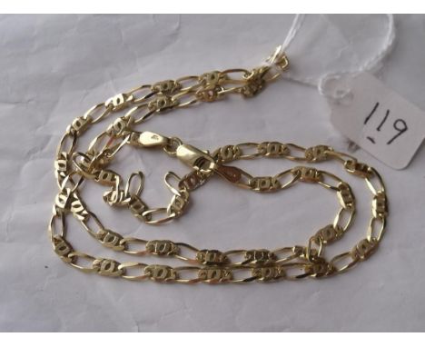 9ct fancy link chain 7.5g      