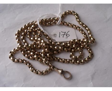 A heavy 9ct belcher link chain 19.4g     