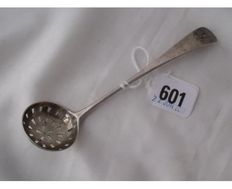 Georgian oe patterned sifter ladle Lon 1804 by PB AB   WB 20g        