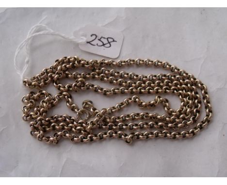 A heavy 9ct neck chain 13g      