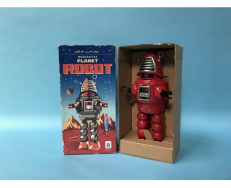 A boxed mechanical Planet Robot