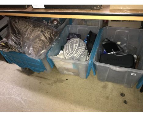 Four boxes of assorted, including tools etc.