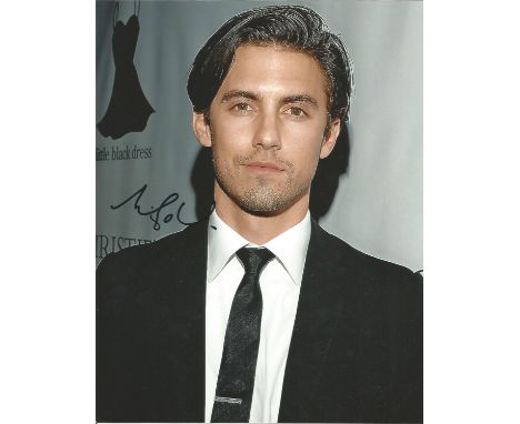 Milo Ventimiglia signed 10 x 8 colour Portrait Photo, from in person collection autographed at Bafta TV Awards London 2008. G