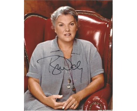 Tyne Daly signed 10 x 8 colour Photoshoot Portrait Photo, from in person collection autographed at ITV Studios London 2012. G