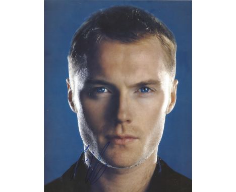 Ronan Keating signed 10 x 8 colour Photoshoot Portrait Photo, from in person collection autographed at ITV Studios London 201