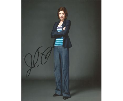 Jennifer Carpenter signed 10 x 8 colour Dexter Photoshoot Portrait Photo, from in person collection autographed at New York 2